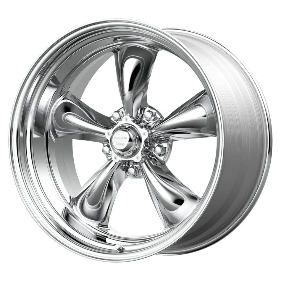 15x8 Torq Thrust II 5x120.65 BC Polished - 704 Auto Parts