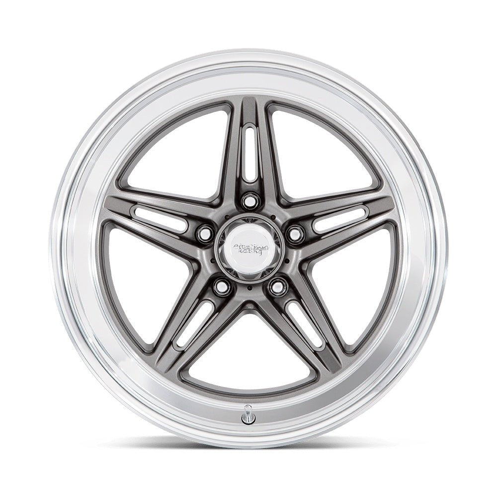 18x10 Goove Wheel 5x4.75 Bolt Circle Anthracite - 704 Auto Parts