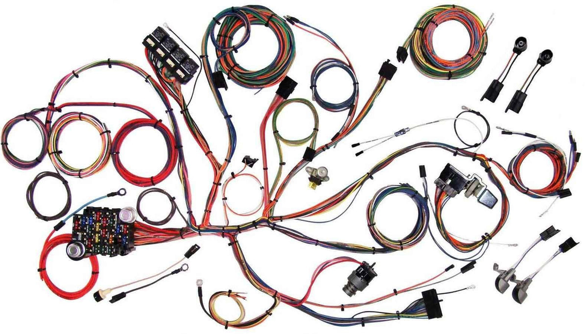 64 - 66 Mustang Wiring Harness System - 704 Auto Parts