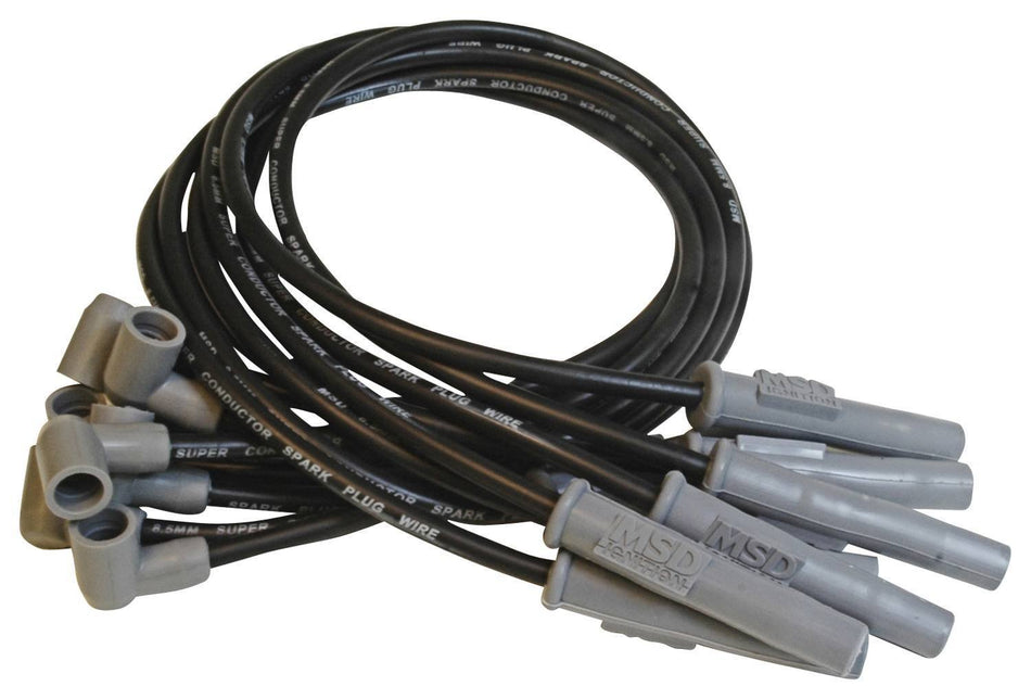 8.5MM Spark Plug Wire Set - Black - 704 Auto Parts