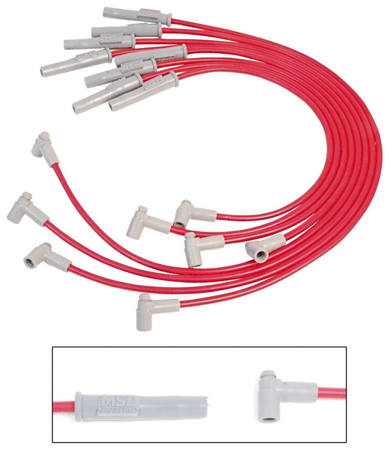 8.5MM Spark Plug Wire Set - Red - 704 Auto Parts