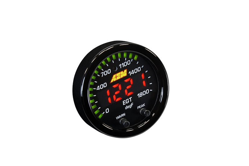 AEM Electronics X Series Exhaust Gas Temperature Gauge 30 - 0305 - 704 Auto Parts