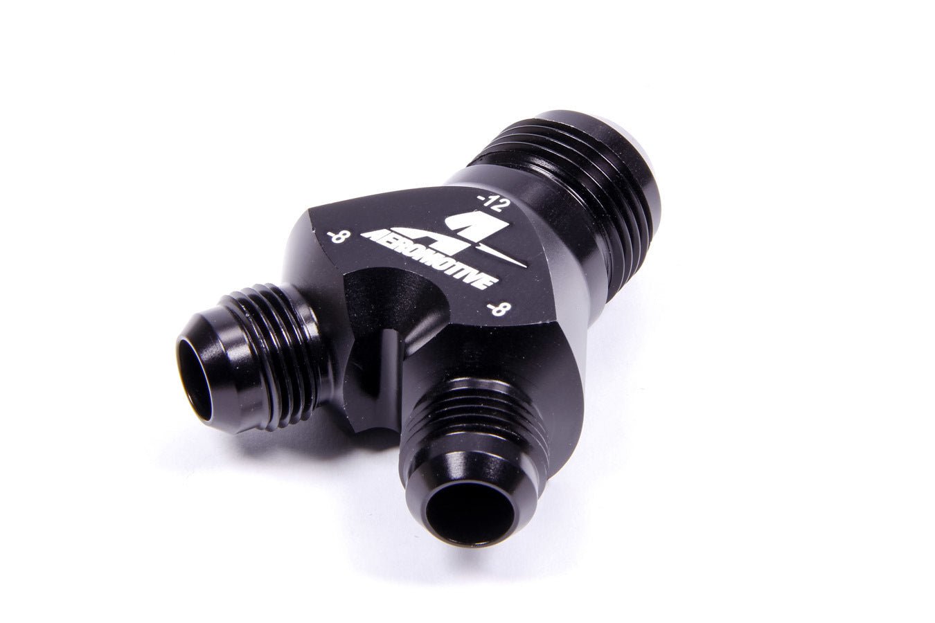 Aeromotive Y - Block Fitting - 12an to 2 x - 8an 15677 - 704 Auto Parts