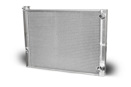 AFCO RACING Aluminum Radiator 20in x 27.5in Double Pass - 16an - 80185NDP - 16 - 704 Auto Parts