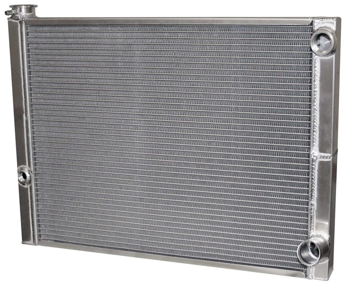 AFCO RACING Aluminum Radiator 26in x 19in DBL Chevy - 16an Inlet - 80184NDP - 16 - 704 Auto Parts