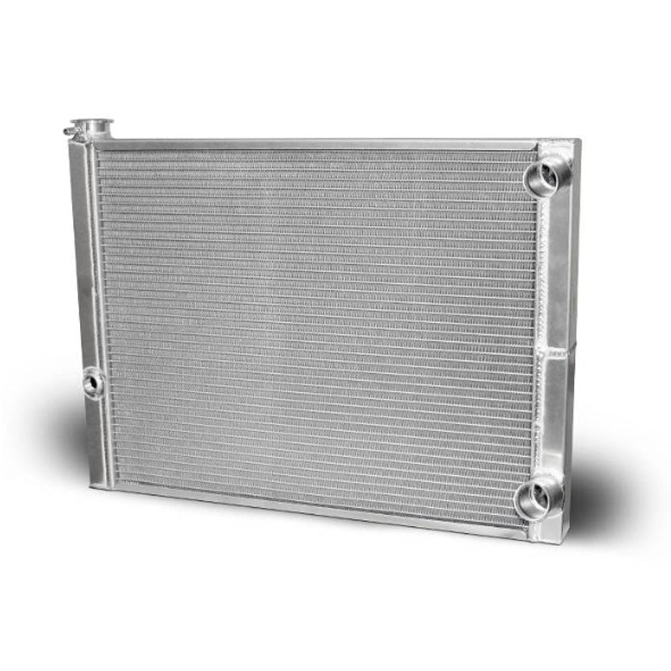 AFCO RACING Aluminum Radiator 26in x 19in Dbl Pass Chevy 1.5in Inlet - 80184NDP - 704 Auto Parts