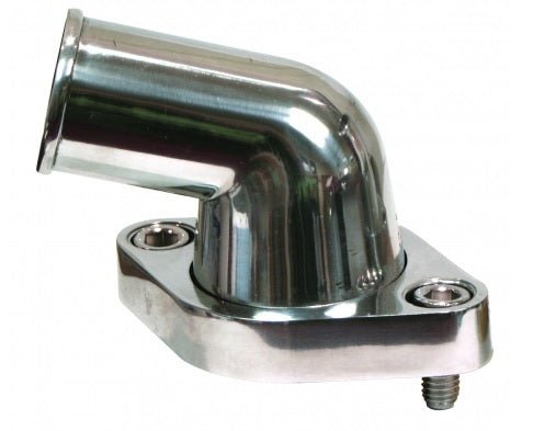 AFCO RACING Aluminum Water Neck Swivel 15 Deg Polished Aluminum - 80312 - 15 - 704 Auto Parts