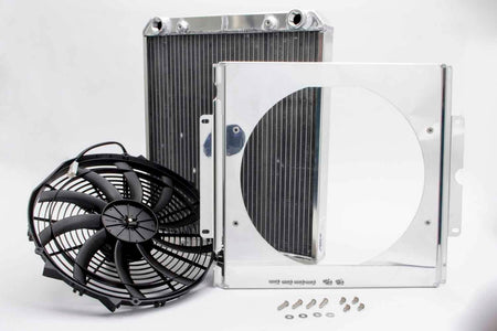 AFCO RACING Dragster Radiator w/ Fan and Shroud - 80108N - 704 Auto Parts