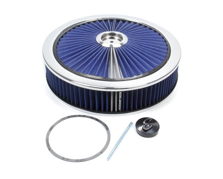 Air Cleaner Kit - 14in Dia. Breathable - Blue - 704 Auto Parts