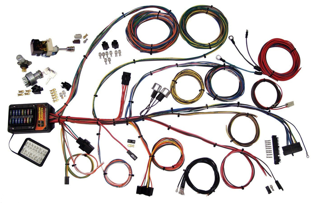 American Autowire Builder 19 Series Complete Car Wiring Harness Kit - 704 Auto Parts