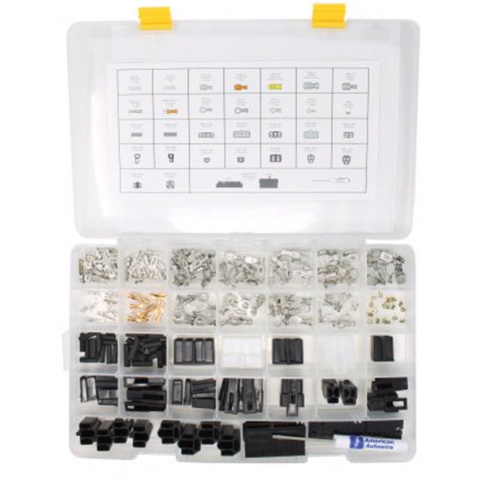 American Autowire Complete Electrical Connector Master Kit - 250 Pieces - 704 Auto Parts