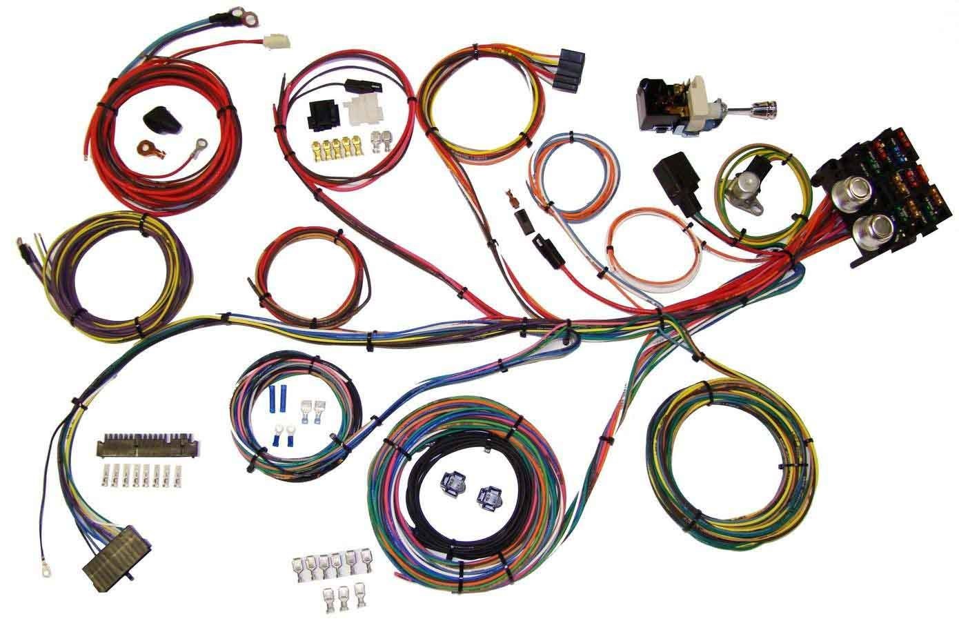 American Autowire Complete Power Plus 13 Fuse Box Harness System - 704 Auto Parts