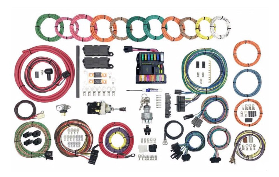 American Autowire Highway 15 Plus Complete Car Wiring Harness Kit - 704 Auto Parts