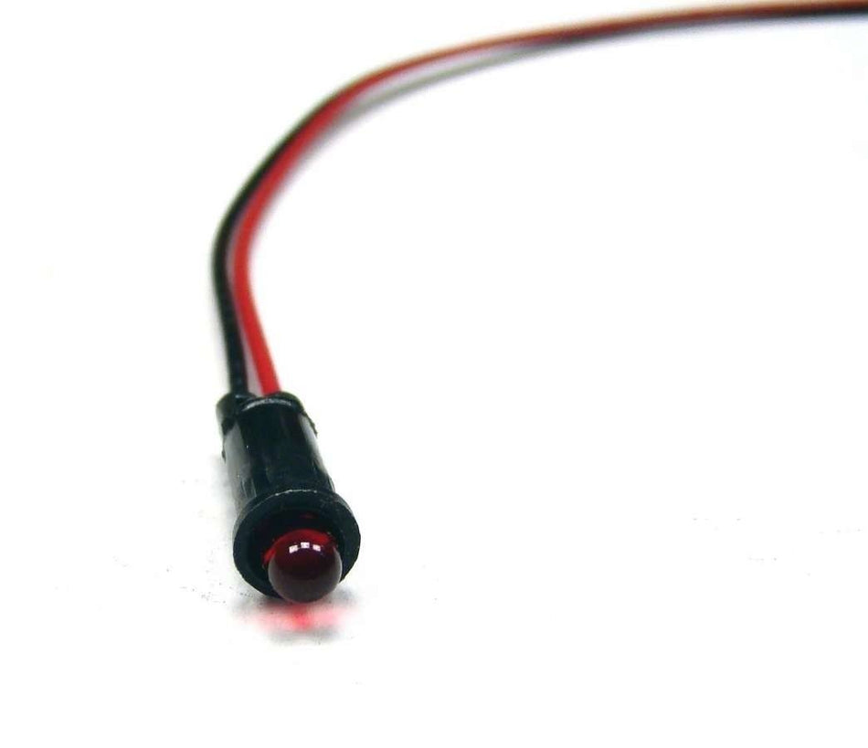 American Autowire Universal Red LED Indicator Light - 5/32" Diameter - 704 Auto Parts