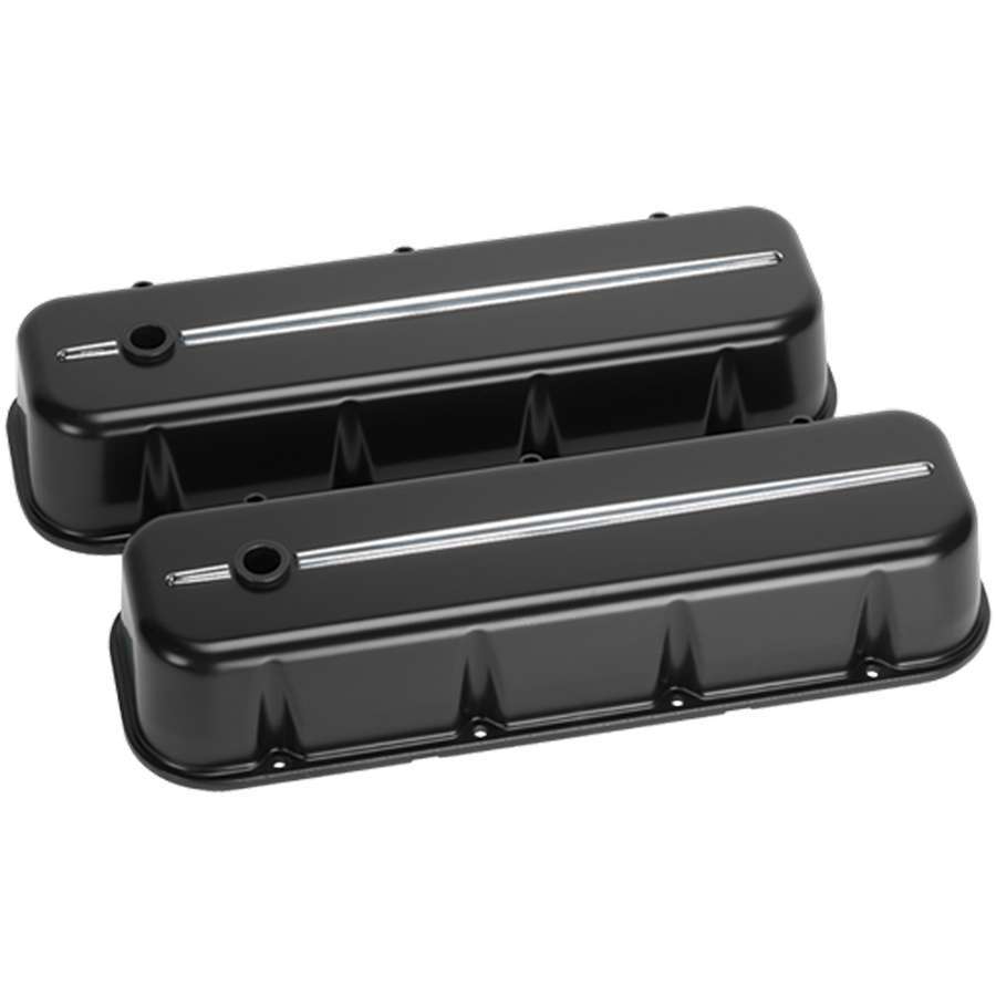 BBC Tall Valve Covers Black - 704 Auto Parts