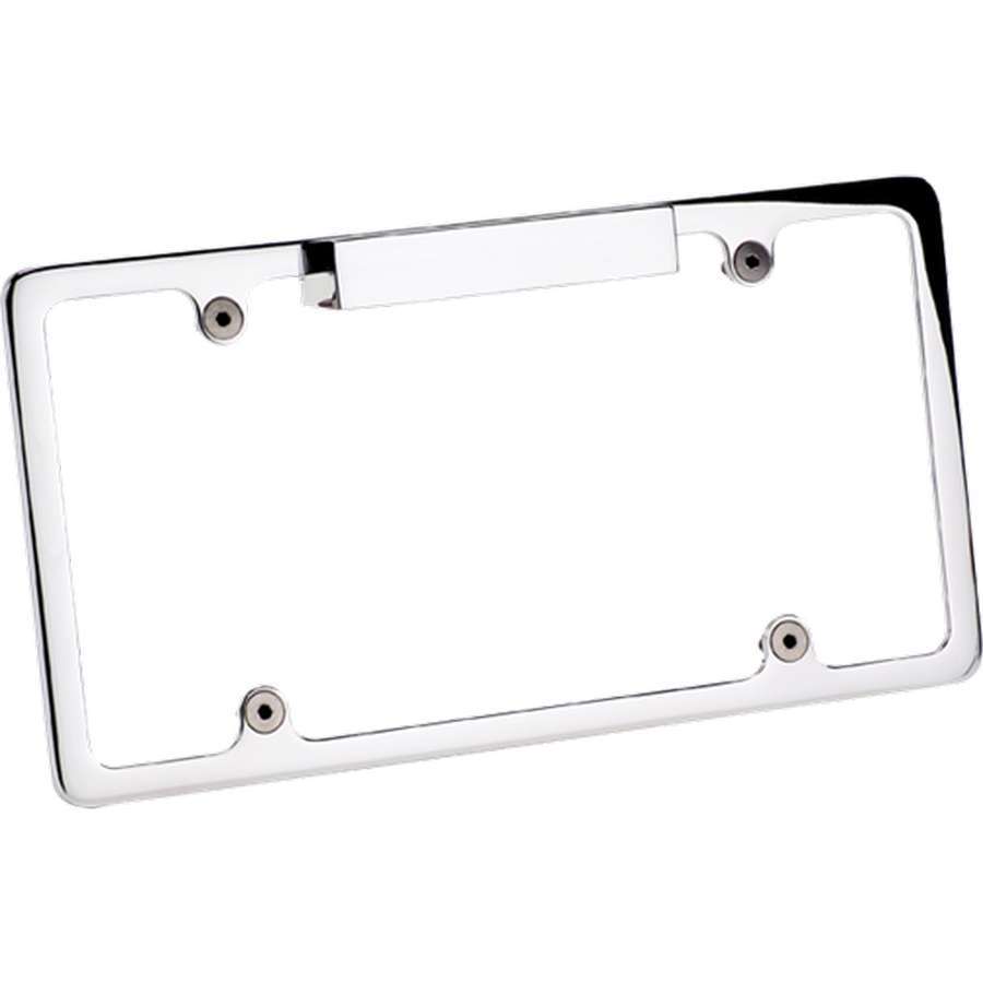 Billet Specialties Lighted License Plate Frame - Polished Billet Aluminum - 704 Auto Parts