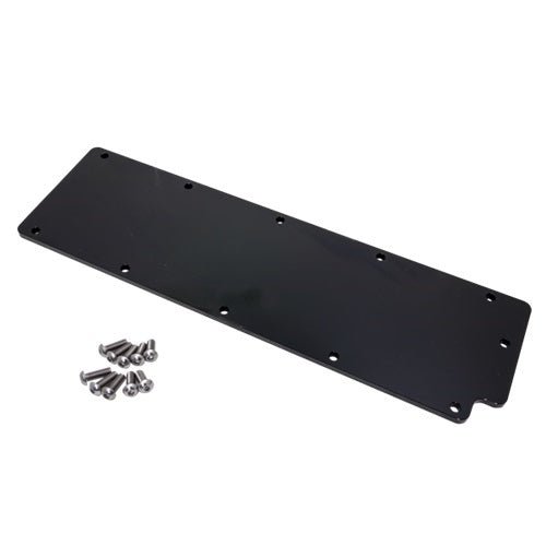 Billet Specialties LS - Series Valley Cover - Black Anodized, 0.25" Thick - 704 Auto Parts