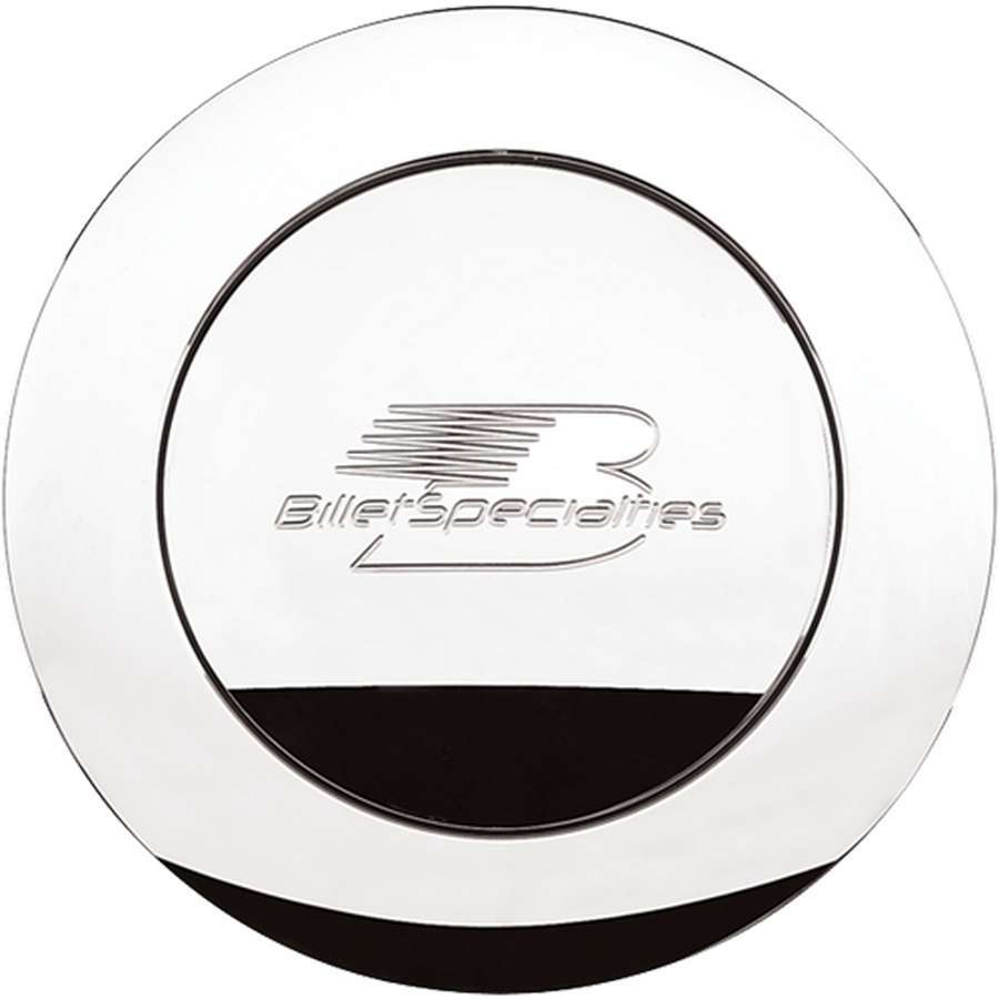 Billet Specialties Polished Horn Button - Large Billet Aluminum Logo - 704 Auto Parts