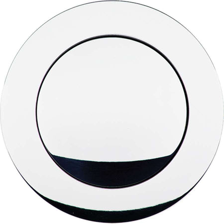 Billet Specialties Polished Large Horn Button - Smooth Finish, Billet Aluminum - 704 Auto Parts