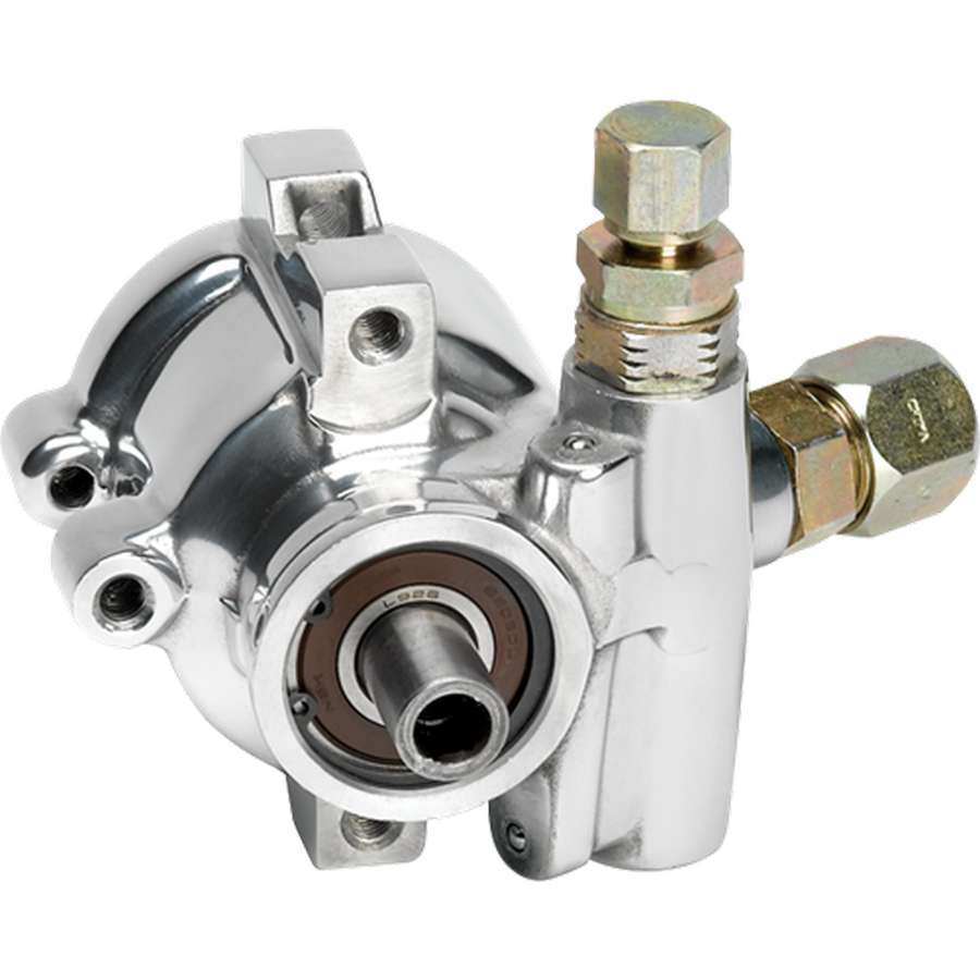 Billet Specialties Polished Remote Power Steering Pump - GM Type 2, 3.5 gpm - 704 Auto Parts