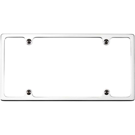 Billet Specialties Slimline License Plate Frame - Polished Billet Aluminum - 704 Auto Parts