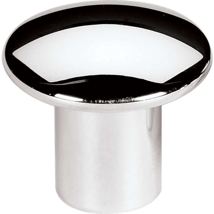 Billet Specialties Smooth Dash Knob - Polished Aluminum, 1" Diameter, Set Screw - 704 Auto Parts