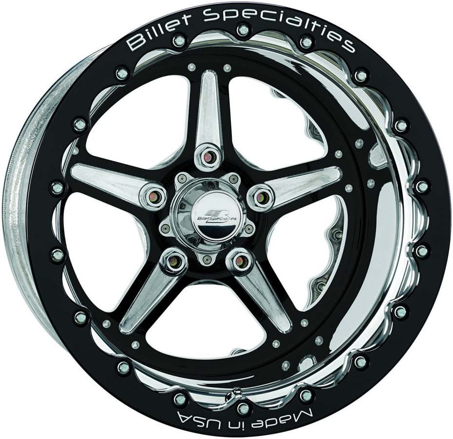 Billet Specialties Street Lite Black Beadlock Wheel 15x10, 4.5in BS - 704 Auto Parts