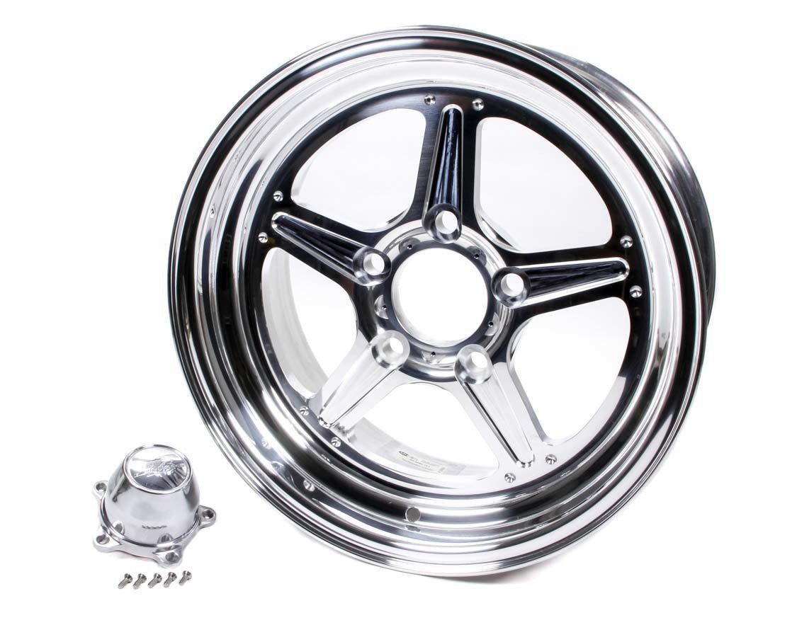 Billet Specialties Street Lite Wheel - 15x7, Polished Aluminum, 5x4.75 BC - 704 Auto Parts