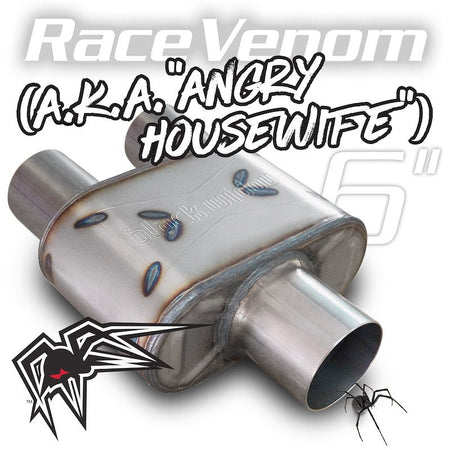 Black Widow Exhaust Angry Housewife Muffler BWAHW - 32 - 704 Auto Parts