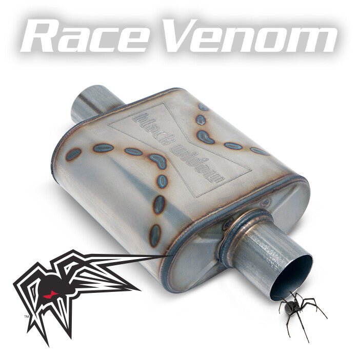 Black Widow Exhaust Race Venom Muffler BW0011 - C - 704 Auto Parts