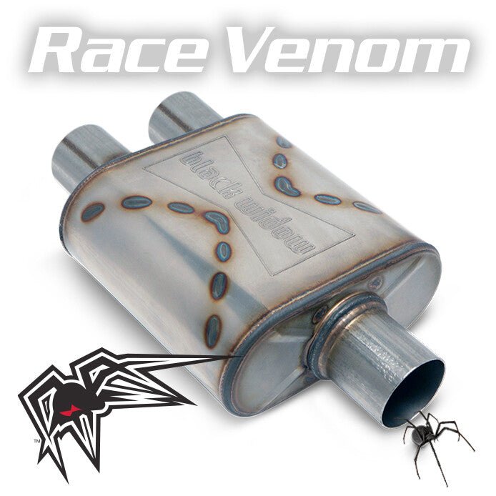 Black Widow Exhaust Race Venom Muffler BWSDR - 32 - 704 Auto Parts