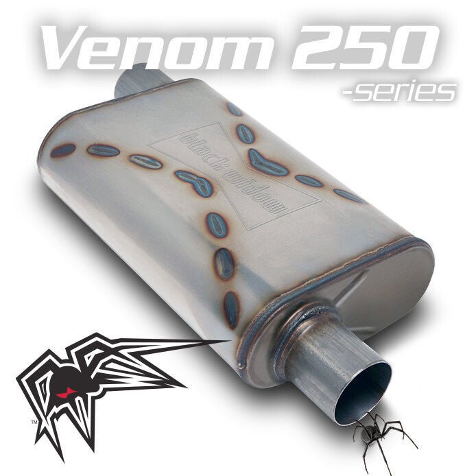 Black Widow Exhaust Venom 250 Series BWOOV2 - 22 - 704 Auto Parts