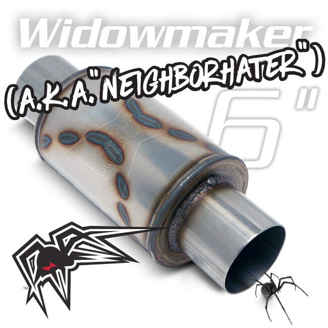 Black Widow Exhaust Widowmaker Muffler BW0012 - 25 - 704 Auto Parts