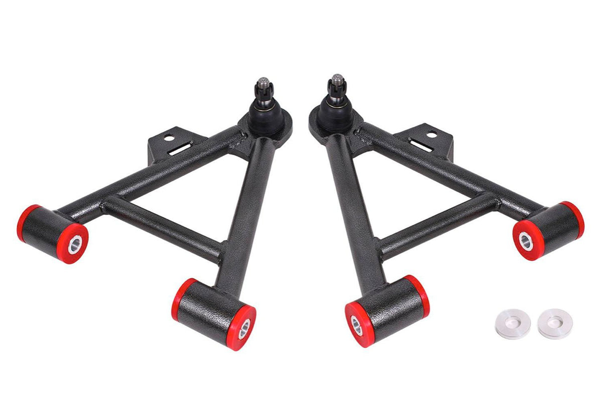 BMR Suspension Tubular Lower Control Arms, Steel, Black Powder Coat, 1979 - 1993 Mustang - 704 Auto Parts