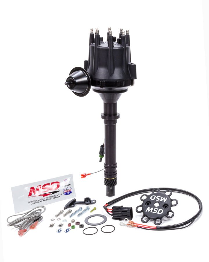 Chevy V8 Billet RTR Distributor - Black - 704 Auto Parts