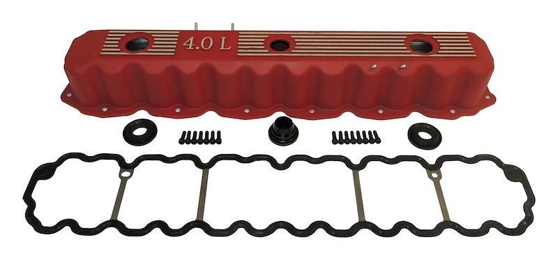 Crown Automotive RT35002 Valve Covers (Red/Gold) - 704 Auto Parts