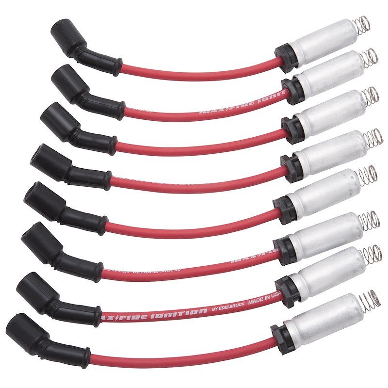 Edelbrock 22716 Spark Plug Wires (Red) - 704 Auto Parts