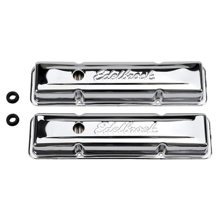 Edelbrock 4449 Valve Covers (Chrome) - 704 Auto Parts