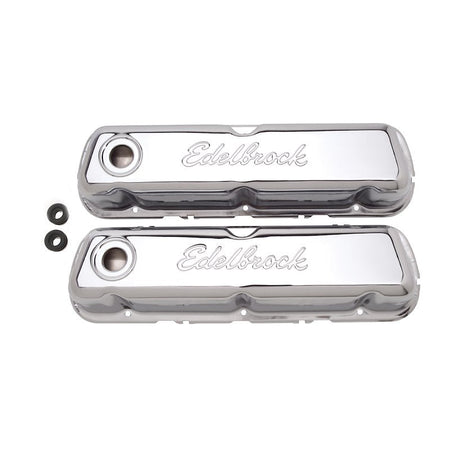 Edelbrock 4460 Valve Covers (Chrome) - 704 Auto Parts