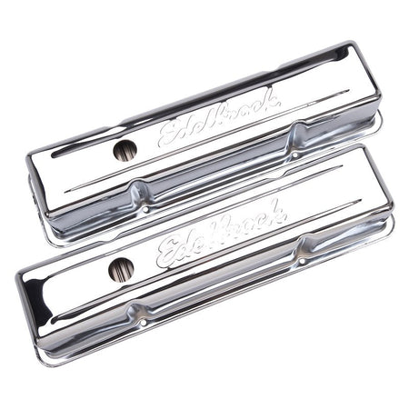 Edelbrock 4649 Valve Covers (Chrome) - 704 Auto Parts