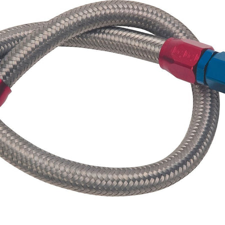 Edelbrock 8123 24 Inch Braided Fuel Line - 704 Auto Parts