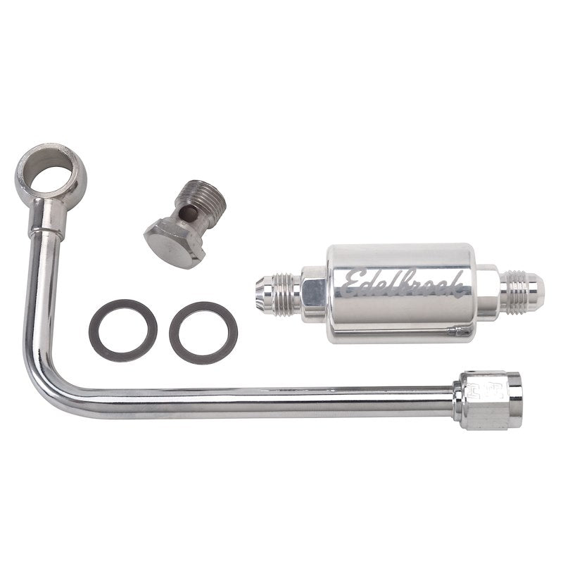 Edelbrock 8131 Polished Fuel Line - 704 Auto Parts