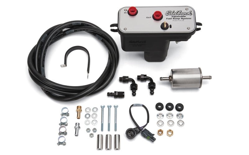 Edelbrock Electric EFI Fuel Sump Pump Kit, 67 GPH, 35 - 90 PSI, Universal Fit - 704 Auto Parts