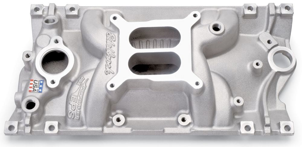 Edelbrock Performer EPS Intake Manifold, Dual Plane, Vortec, Small Block Chevy - 704 Auto Parts