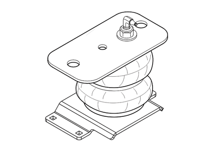 Firestone Industrial Ride Rite Helper Spring Kit 2445 - 704 Auto Parts