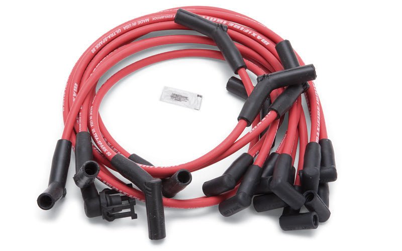 Max Fire Plug Wire Set SBF 83 - 96 Red - 704 Auto Parts