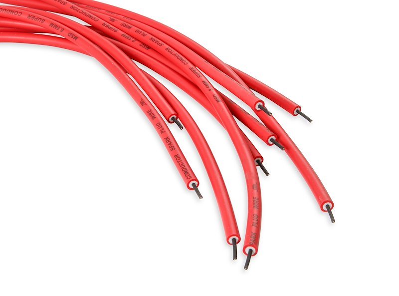 MSD Ignition 31189 Spark Plug Wire Set (Red/Grey) - 704 Auto Parts