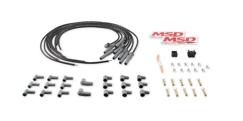 MSD Ignition 31193 Spark Plug Wire Set (Black) - 704 Auto Parts