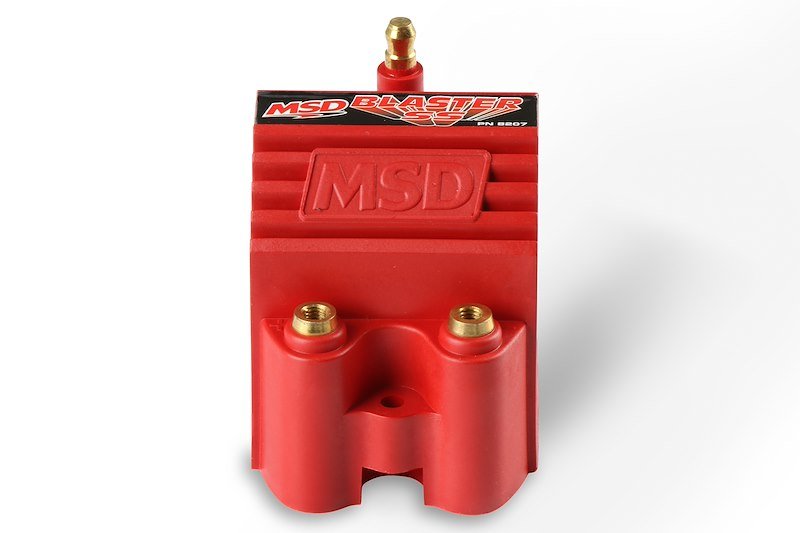 MSD Ignition 8207 Single Tower Ignition Coil (Red) - 704 Auto Parts