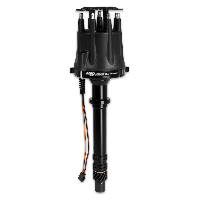 MSD Ignition 85555 Pro Billet Distributor (Black) - 704 Auto Parts